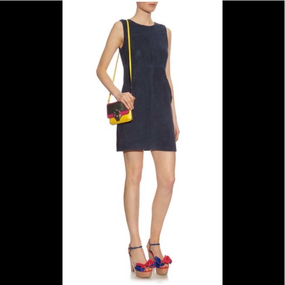DVF Diane Von Furstenberg Carpreena Suede Dress